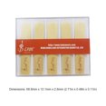 thumbnail image 7 of 10Pcs Clarinet Reeds Strength 1.5 Woodwind Instruments Reeds Sport Supplies, 7 of 7