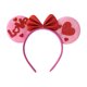 thumbnail image 1 of Diadema con purpurina roja y rosa en forma de corazón, accesorios brillantes y bonitos para el cabello, para cumpleaños, bodas, fiestas y disfraces., 1 of 8