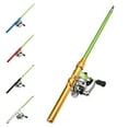 thumbnail image 5 of Portable Mini Carbon Fiber Sea Fishing Rod Detachable Telescopic Ice Raft Fish Pole for Outdoor Travel Fishing - Colorful Aluminum Alloy Handle, 5 of 8