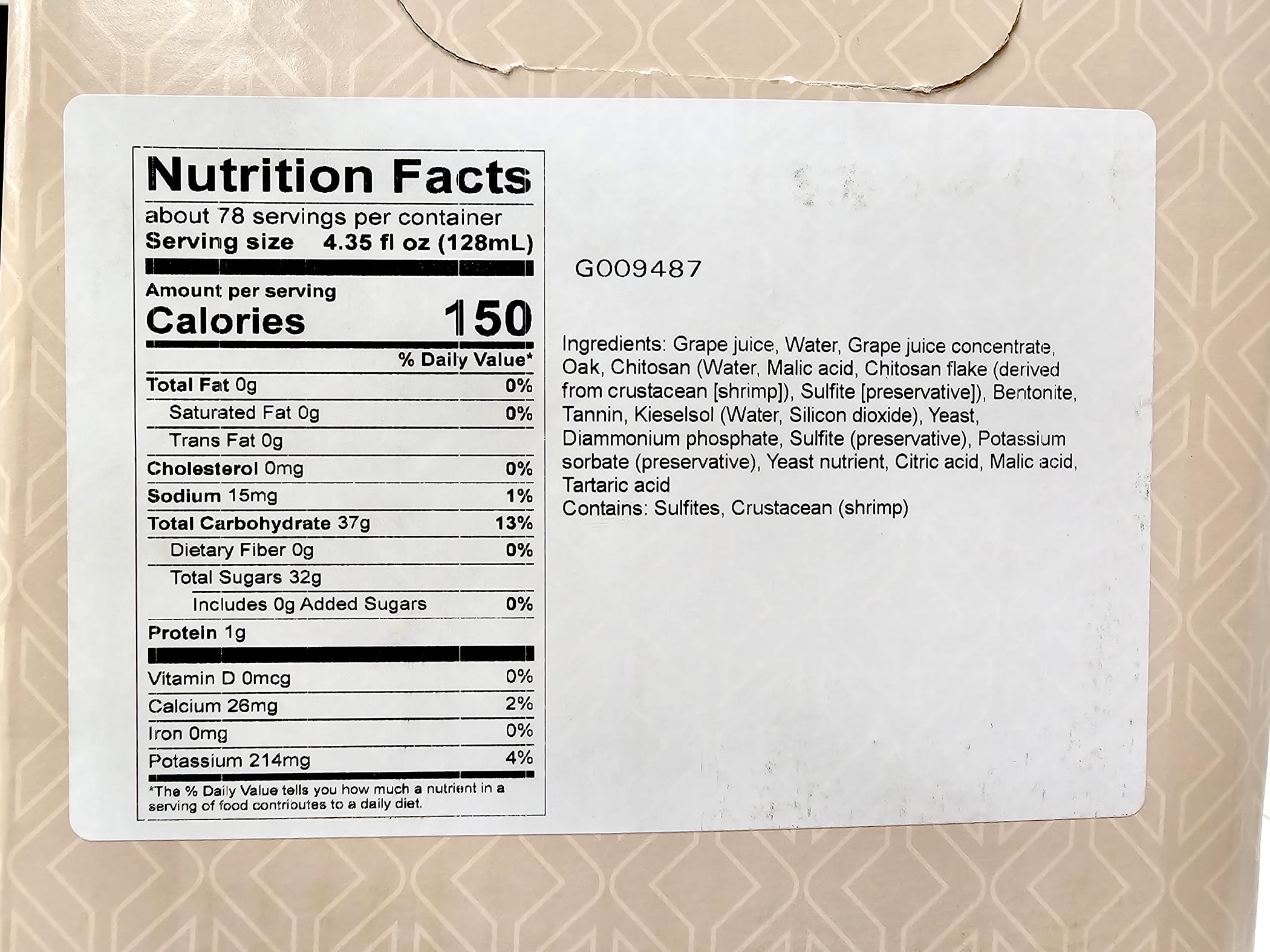 Winexpert Revelation Napa Cabernet Sauvignon 3 Gallon (Limited) Wine Ingredient Kit