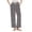 Black, variant on SwiftWear Cozy Striped Lounge Pants for Women - Plush Flannel Sleepwear & Loungewear, Relaxed Fit with Adjustable Waist & Pocket Home Comfort Pajama Pants Black