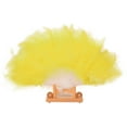 thumbnail image 4 of Yellow Feather Fan - Renaissance Fan,Rave Fan,Hand Fan Foldable,Marabou Feather Fan for 1920s Gatsby Party,Clothing Accessories and Party Decorations (Yellow) Lighten, 4 of 4
