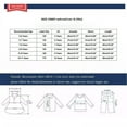 thumbnail image 3 of Odeerbi Kids Boys Girls Winter Padded Coat Padded Jacket School Uniform For Children Gray 7-9 Years, 3 of 7