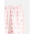 thumbnail image 3 of Wonder Nation Girls Long Sleeve Top and Flannel Pants, 2-Piece Pajama Set, Sizes 4-18, 3 of 3