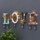 thumbnail image 5 of Juego de llaveros, moda para el hogar, carta de amor, ganchos de pared de madera modernos, ganchos para colgar puertas, 5 of 8