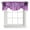 Purple, variant on Tie Up Valances for Windows, Happy Birthday Purple Adjustable Valance Curtains Window Treatment for Living Room, Gifts Balloons Goblet Shinning Glitter Ribbons Rod Pocket Kitchen Curtains 42x12 Inch