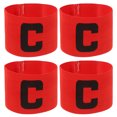 thumbnail image 1 of UPOUART 4Pcs Football Team Armbands Anti Wear Adjustable Soccer Sports Leader Bands, 1 of 8