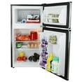 thumbnail image 5 of MegaChef Reversible Door Swing Refrigerators, Stainless Steel, 3.2 cu ft, 5 of 10