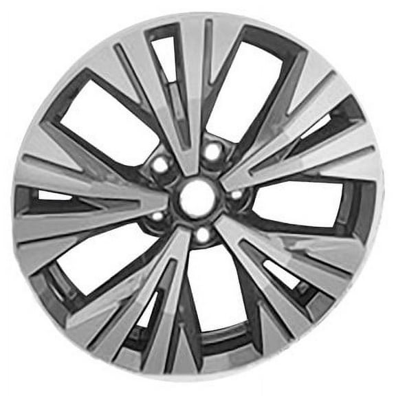 KAI 18 X 7.5 Reconditioned OEM Aluminum Alloy Wheel, Machined Dark Charcoal Metallic, Fits 2021-2021 Nissan Rogue Sport
