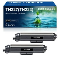 TN227 TN-227 Black Toner Cartridge Replacement Compatible for Brother TN227BK TN223BK Toner Compatible for MFC-L3770CDW MFC-L3750CDW MFC-L3710CW HL-L3210CW Printer (2 Pack)