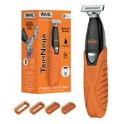 Wahl Trim Ninja, Precision Trimming, Shaving and Edging with Rinseable Everlast Blades, Rechargeable, 3028243