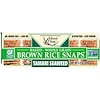 Edward & Sons , Croustilles de Riz Brun à Grains Entiers Cuites au Four, Tamari Algue Marine, 3,5 oz (100 g)