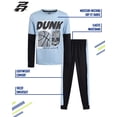 thumbnail image 5 of Pro Athlete Boys Pants Set - 2 Piece Performance Graphic Tees and Tricot Jogger Sweatpants (8-16), 5 of 7