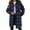 Blue, variant on Aayomet Winter Coats for Women 2023 Women's Turn Down Shawl Collar Earth Tone Check/Black White Grid/Black/Plum Wool Blend Coat,Black L