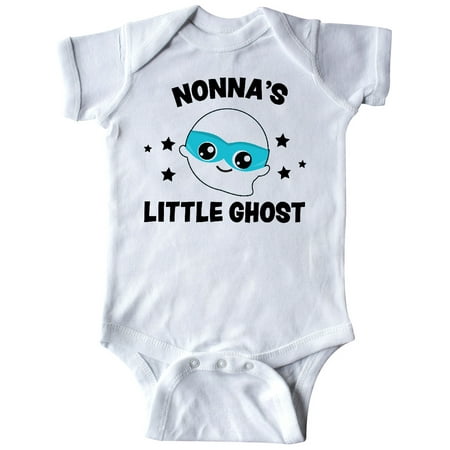 

Inktastic Cute Nonna s Little Ghost with Stars Gift Baby Boy or Baby Girl Bodysuit