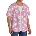 thumbnail image 2 of Fotbe Cute Cat Camisa Estampada de Manga Corta para Hombre, Casual de Verano, Estilo Playero, Sin Arrugas-X-Large, 2 of 5