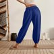 thumbnail image 5 of Gibobby Pantalones mujer moda Pantalones de chándal de talle para mujer, pantalones de entrenamiento, pantalones de yoga informales y fluidos con bolsillos(Azul,XG), 5 of 5
