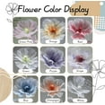 thumbnail image 6 of Louis Garden 1.7m Silk Poppy Artificial Flower Party Backdrop Giant Flowers for Decoration, Blue, 6 of 7