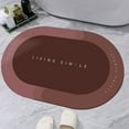 thumbnail image 2 of LSLJS Bathroom Rugs Mat Super Absorbent Floor Mat,Bathroom Absorbent and Quick-Drying Carpet Floor Mats, Door Bathroom Non-Slip Floor Mat, 2 of 2
