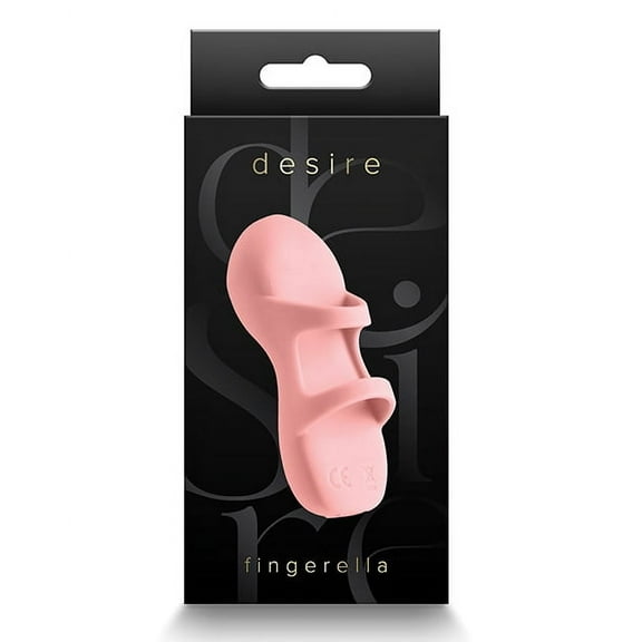 Desire Fingerella Finger Vibrator - Peach