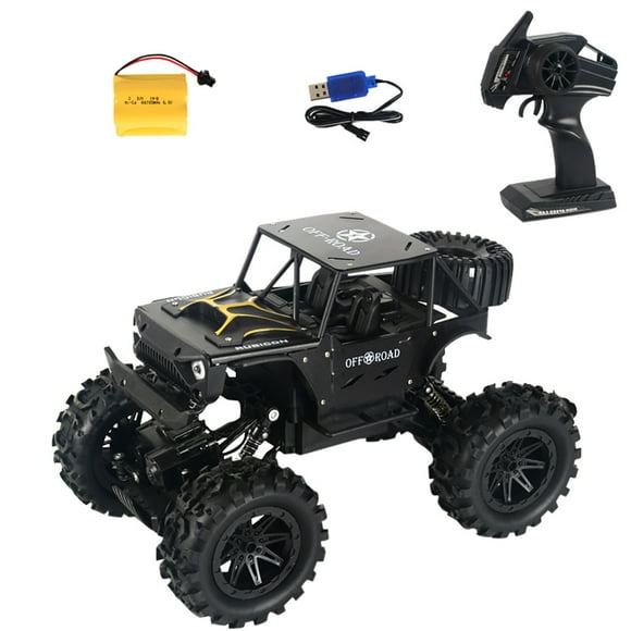 1:14 Scale 2.4G 4WD Headlight RC Car Crawler Military Truck Remote Control Toy