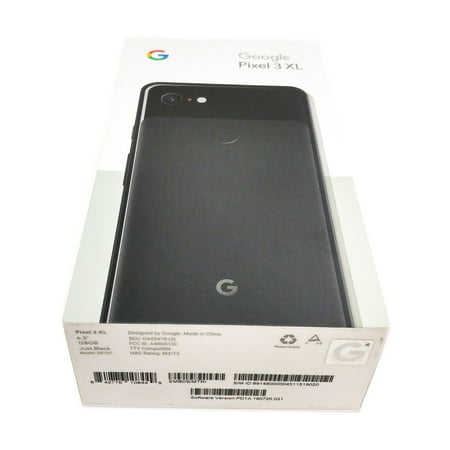 Google Pixel 3 XL 128GB GSM+CDMA Unlocked 4G LTE 4GB RAM Smartphone - Just Black - USA Version
