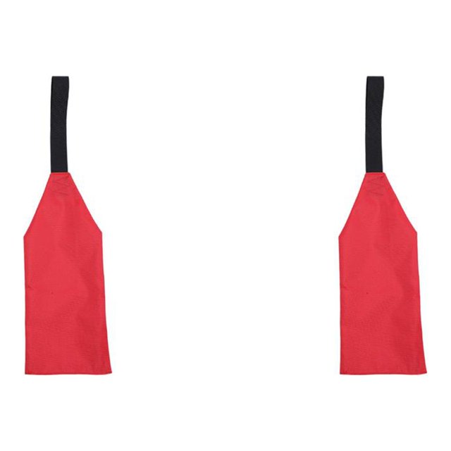 Bandera de seguridad sweethay para kayak y barco de pesca tela Oxford color rojo 2Conjunto No reflectante