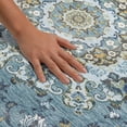 thumbnail image 3 of Addison Rugs Mayfield Premium Machine Washable Traditional Global Teal Rectangle Rug, 10' x 14', 3 of 8
