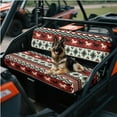 thumbnail image 3 of Binienty Aztec Horse Print UTV Seat Covers for Kawasaki Mule 3010 3020 4010 2009-2023 2025, Soft Dustproof Adjustable UTV Seat Cover Set for Mule 3000, 2 Pack, 3 of 8