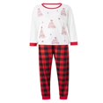 thumbnail image 2 of Pyjama de Noël pour la Famille Pjs de Noël Correspondant Ensembles à Carreaux Rouges Christma Pyjama Famille de Vacances de Noël Ensemble de Vêtements de Nuit, 2 of 10