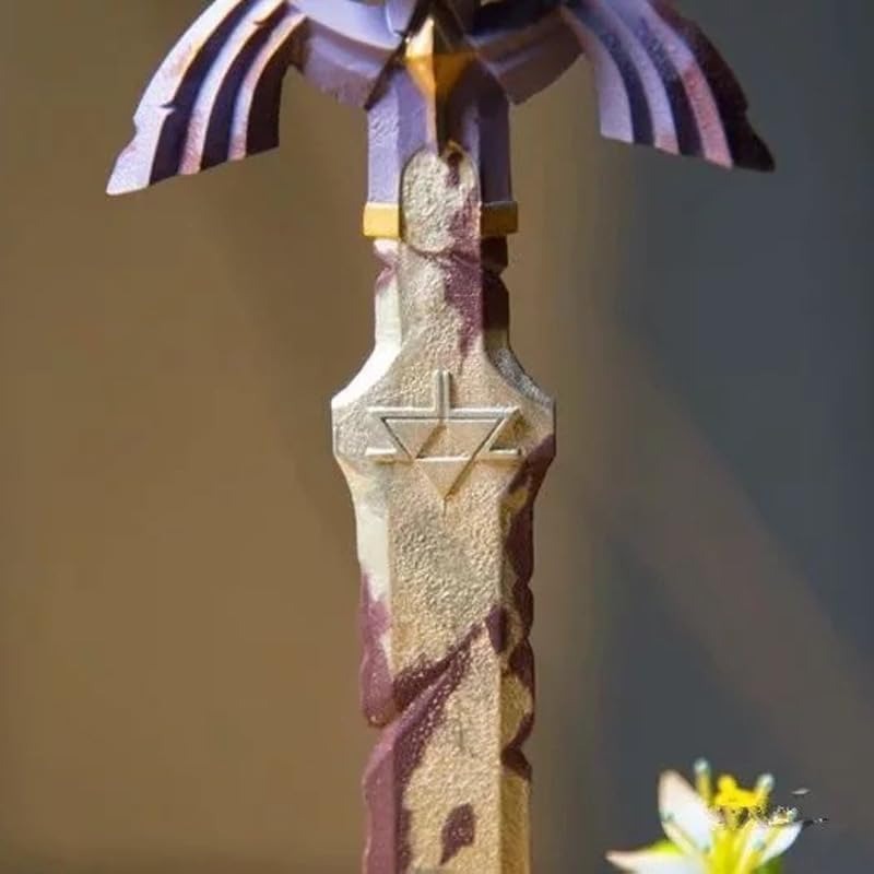 New Master Sword, Breath of The Wild Figure Statue 26cm/10.2inch PVC Character Action Figure Statue Collectible Model Decoration for Anime Fans
