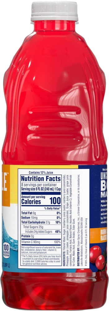 Ocean Spray Cran-Pineapple Juice 64 fl oz - 2 count