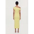 thumbnail image 3 of Women's Ruched One Shoulder Textured Knit Midi Dress, 3 of 3