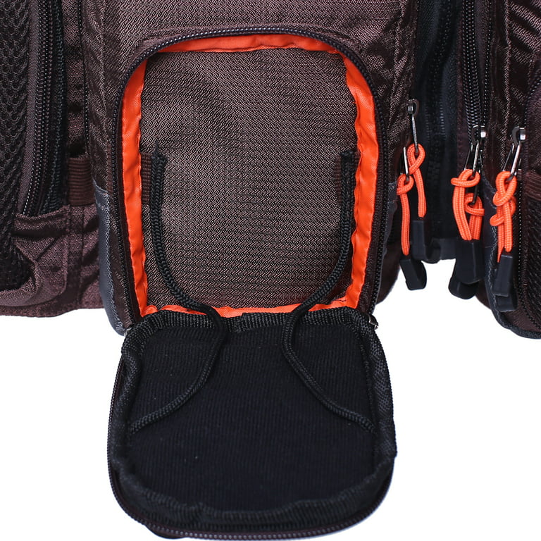 Kylebooker Fly Fishing Vest Pack Adjustable for Men and Women Fv01, Adult Unisex, Size: One size, Brown