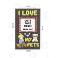 thumbnail image 2 of Inkdotpot I Love My Pet PhotoMagnetFrame-MagneticPhotoFramesFor Refrigerator Magnets- MiniPhotoFrames- Cute Gift ForPet Lover | 9 X 5.5 CM, 2 of 8