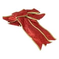 thumbnail image 4 of Bow Decoration Christmas Bow Decoration Christmas Ornament Cloth 25Cm 5 Pcs Gift, 4 of 8