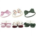 thumbnail image 2 of Hudson Baby Infant Girl 12Pc Headband and Socks Giftset, Fall Botanical, One Size, 2 of 2