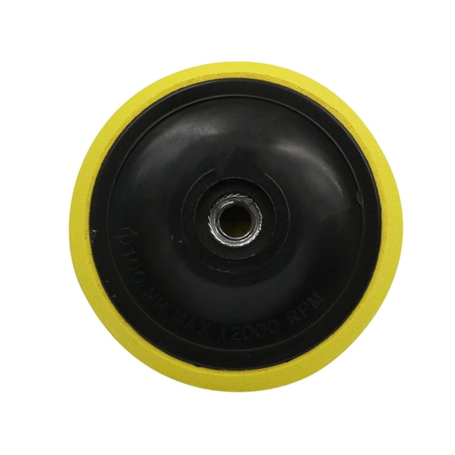 Disco de lijado Almohadilla de respaldo Lijado Placa de respaldo flexible Pulidora Lijadora portátil 4 pulgadas 95 mm M10 Cola Almohadilla de respaldo