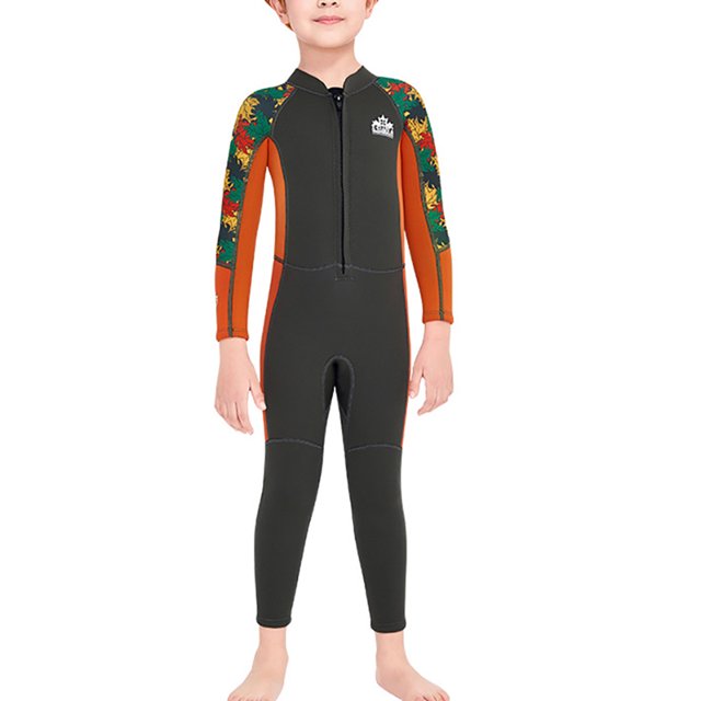 Soidarity Traje de buceo DIVE SAIL cuello elástico cálido mantenimiento 3 capas colorido impermeable bajo el agua playa jugando niños Deportes acuáticos Gris METRO
