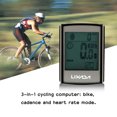 thumbnail image 3 of Lixada multifuncional 3-en-1 sin hilos del LCD ciclo de la bicicleta del ordenador con la cadencia m Lixada Medidor de velocidad de bicicleta, 3 of 7