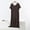 Brown, variant on Naittoop Women's Nightgown Short Sleeve Long Sleep Dress Soft Cotton Lounge Dress Comfy Sleepwear Summer Nightshirt