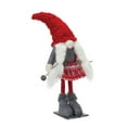 thumbnail image 3 of Melrose International LLC Gnome on Skis (Set of 2) 14.5"H Polyester, 3 of 3
