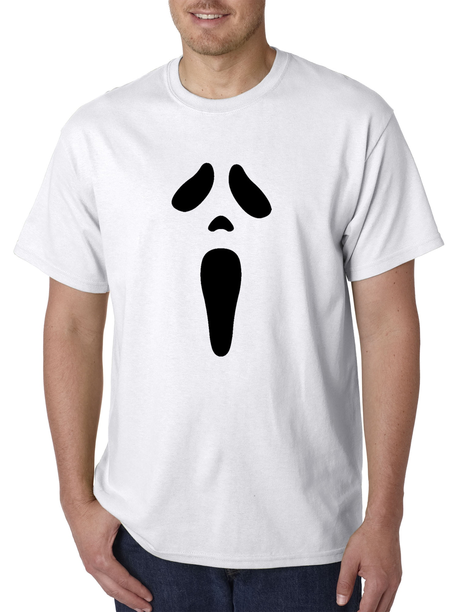Spooky Season  Halloween Ghost  White Ghost  Trick or Treat  Haunted  Unisex Tees  Short Sleeve T-Shirt
