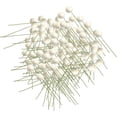 thumbnail image 2 of 100 bayas artificiales para ramos de novia y damas de honor (manualidades DIY) Blanco, 2 of 9