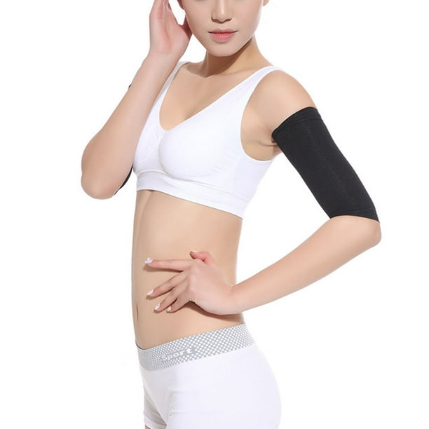 1 pair 420D Weight Loss Arm Shaper Fat Buster Arm Slimming Sleeves Tight  Compression Arm Massager