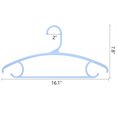 thumbnail image 4 of 60 Pcs-16.1in Plastic Heavy Duty Clothes Hangers Heavy Duty Plastic Standard Hanger Retail Clothes Hangers for Hanger Standard Hanger Plastic Hanger Plastic Hanger 60 Pack Heavy Duty Hanger Navy Blue, 4 of 11