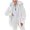 White, variant on Sawvnm Trench Coat Women Women Plus Size Winter Warm Loose Plush Zip Solid Color Outdoor Hooded Jacket Coat for Women Purple S-5XL