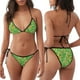 thumbnail image 3 of Fotbe St Patrick's Day6 Traje de Baño para Mujer de Dos Piezas – Bikini Sexy de Tirantes Tipo Halter con Diseño Triangular, 3 of 6