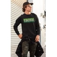 thumbnail image 2 of St Patricks Day Distressed Irish Typeset Mens Long Sleeve T Shirt, 2 of 5