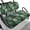 Monstera Leaf Print, variant on Pzuqiu 2 Piece Golf Cart Seat Covers Soft Breathable, Compatible with Golf Carts Outdoor Golf Cart Seat Covers and Backrest Cover(Palm Tree Golf)